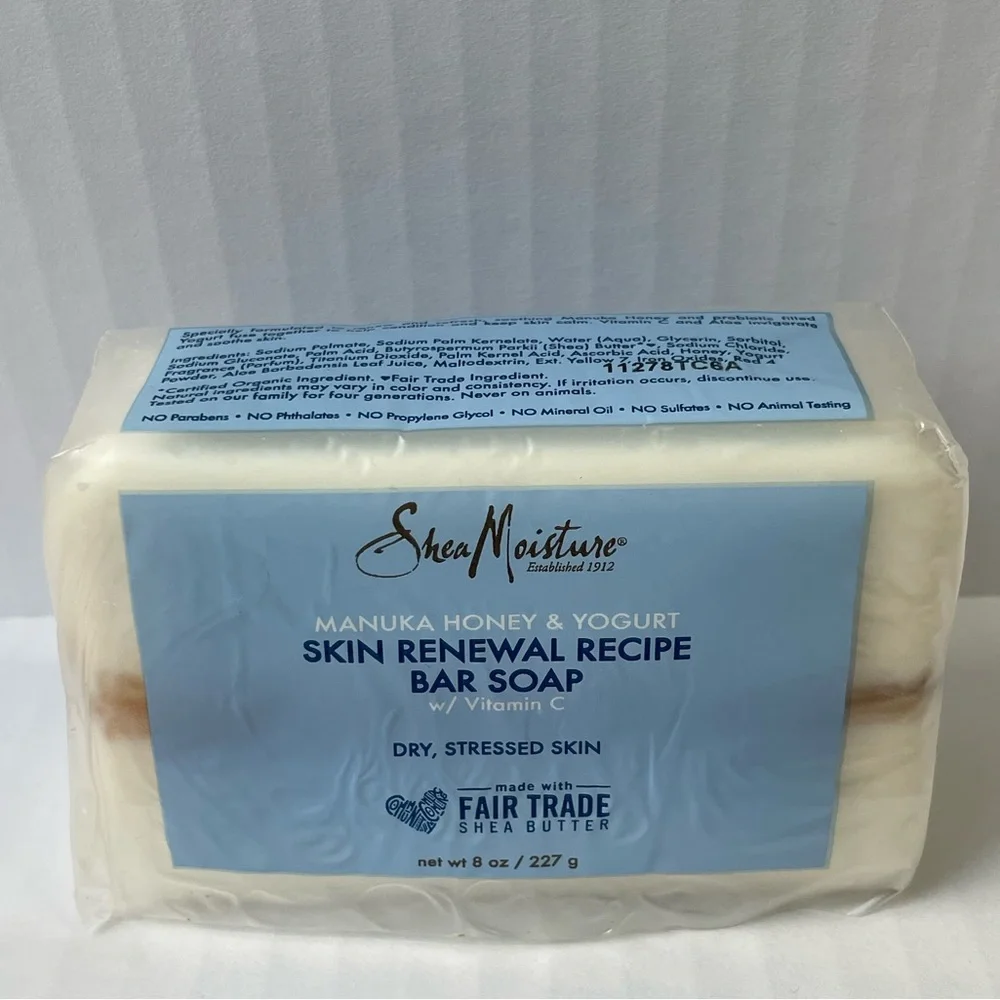 Shea Moisture Manuka Honey & Yogurt Skin Renewal Recipe Bar Soap